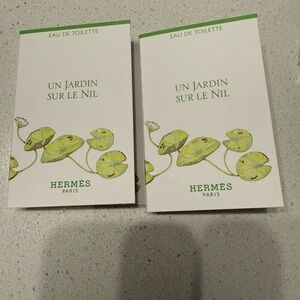 BNWT Hermes Un Jardin sur le Nil Eau de toilette, Sample size, 2ml x 2